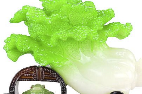 摆件玉白菜