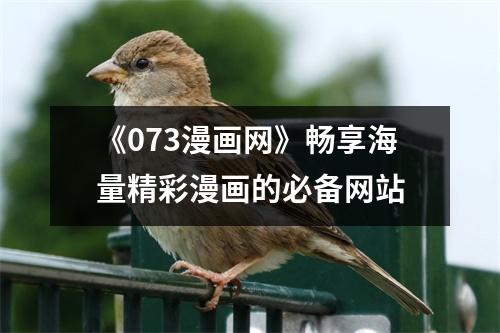 《073漫画网》畅享海量精彩漫画的必备网站