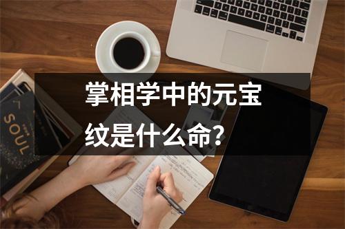 掌相学中的元宝纹是什么命？