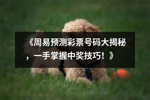 《周易预测彩票号码大揭秘，一手掌握中奖技巧！》
