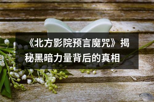 《北方影院预言魔咒》揭秘黑暗力量背后的真相