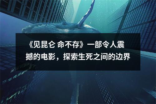 《见昆仑 命不存》一部令人震撼的电影，探索生死之间的边界