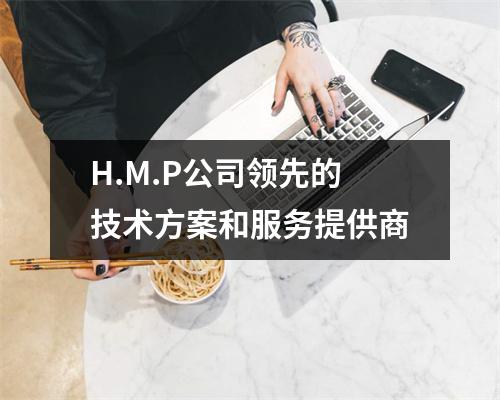 H.M.P公司领先的技术方案和服务提供商