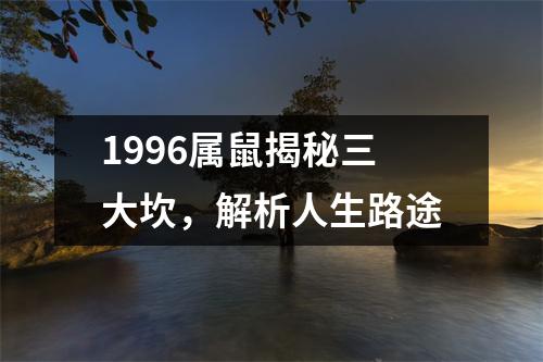1996属鼠揭秘三大坎，解析人生路途