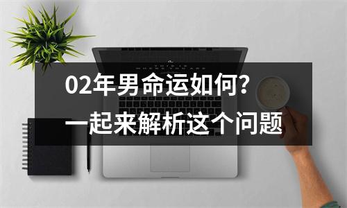 02年男命运如何？一起来解析这个问题