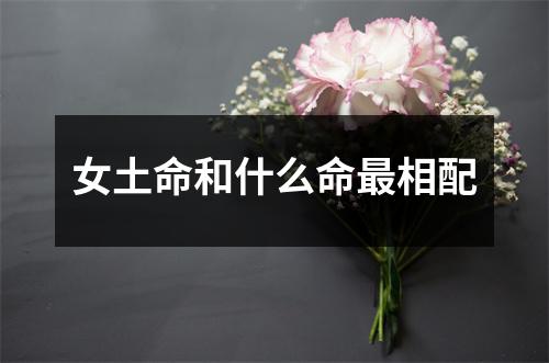 女土命和什么命最相配