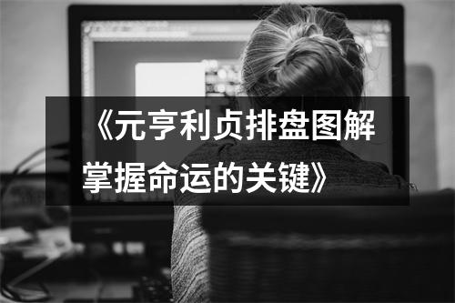 《元亨利贞排盘图解掌握命运的关键》