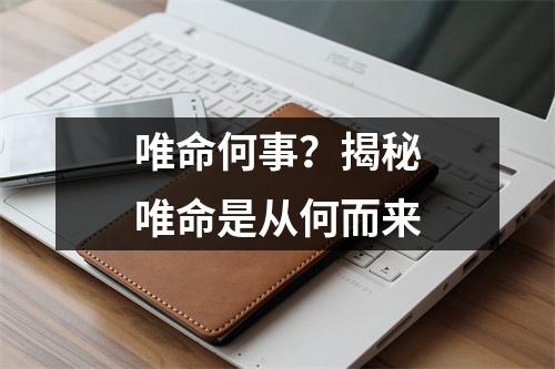 唯命何事？揭秘唯命是从何而来