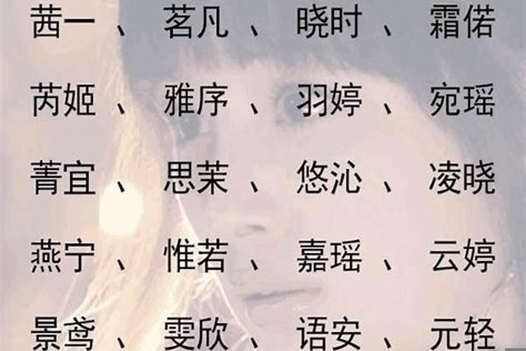 比较儒雅的女孩名字(女孩名怎么起大气两个字好听)