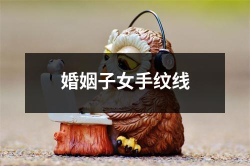 婚姻子女手纹线