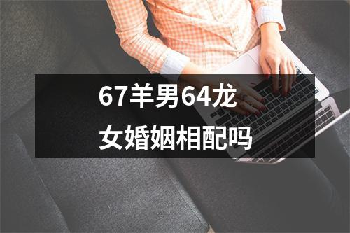 67羊男64龙女婚姻相配吗