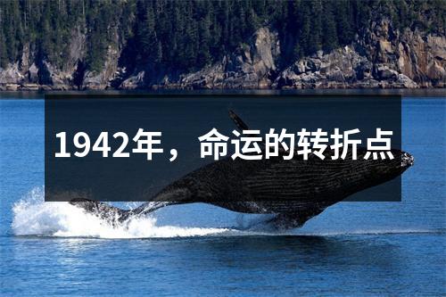 1942年，命运的转折点