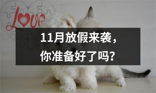 11月放假来袭，你准备好了吗？