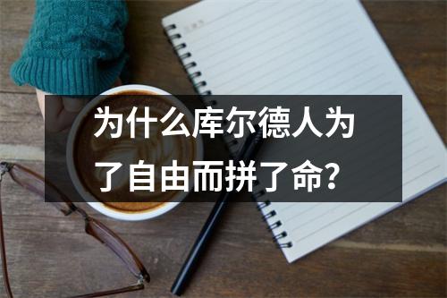 为什么库尔德人为了自由而拼了命？