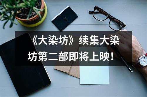 《大染坊》续集大染坊第二部即将上映！
