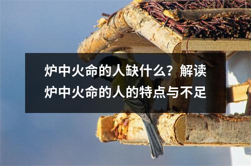 炉中火命的人缺什么？解读炉中火命的人的特点与不足