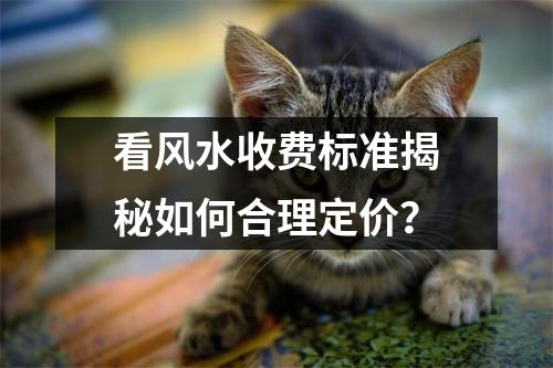 看风水收费标准揭秘如何合理定价？