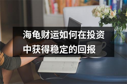 海龟财运如何在投资中获得稳定的回报