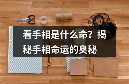 看手相是什么命？揭秘手相命运的奥秘