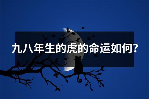 九八年生的虎的命运如何？