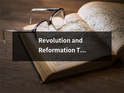 Revolution and Reformation The Impact of the 1626 Prague Uprising