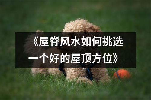 《屋脊风水如何挑选一个好的屋顶方位》