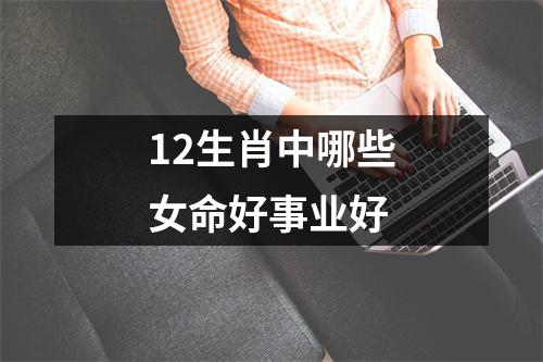 12生肖中哪些女命好事业好