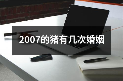 2007的猪有几次婚姻