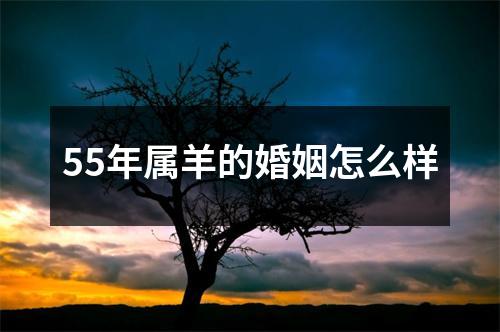 55年属羊的婚姻怎么样