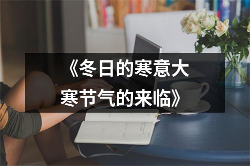《冬日的寒意大寒节气的来临》