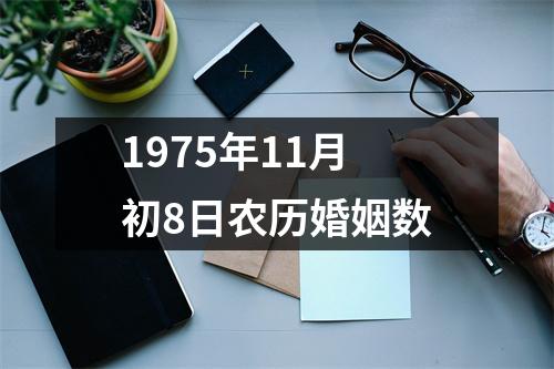 1975年11月初8日农历婚姻数